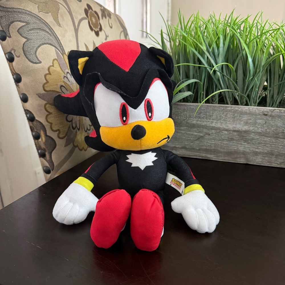Shadow the Hedgehog Plush - Black, Red, Yellow